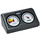 LEGO Dark Stone Gray Slope 1 x 2 (31°) with Two Gauges (24741 / 85984)