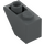 LEGO Dark Stone Gray Slope 1 x 2 (45°) Inverted (3665)