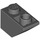 LEGO Dark Stone Gray Slope 1 x 2 (45°) Inverted (3665)