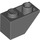 LEGO Dark Stone Gray Slope 1 x 2 (45°) Inverted (3665)