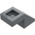 LEGO Dark Stone Gray Slope 1 x 2 (45°) Inverted with Plate (2310)