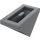 LEGO Dark Stone Gray Slope 1 x 2 (45°) Triple with Inside Bar (3048)