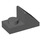 LEGO Dark Stone Gray Slope 1 x 2 (45°) with Plate (15672 / 92946)