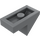 LEGO Gris pierre foncé Pente 1 x 2 (45°) avec assiette (15672 / 92946)
