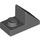 LEGO Dark Stone Gray Slope 1 x 2 (45°) with Plate (15672 / 92946)