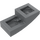 LEGO Dark Stone Gray Slope 1 x 2 Curved (11477)