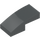 LEGO Dark Stone Gray Slope 1 x 2 Curved (11477)
