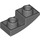 LEGO Dark Stone Gray Slope 1 x 2 Curved Inverted (24201)