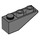 LEGO Dark Stone Gray Slope 1 x 3 (25°) Inverted (4287)