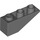 LEGO Dark Stone Gray Slope 1 x 3 (25°) Inverted (4287)