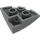 LEGO Dark Stone Gray Slope 1 x 3 x 3 Curved Round Quarter  (76797)