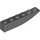 LEGO Dark Stone Gray Slope 1 x 6 Curved Inverted (41763 / 42023)