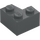 LEGO Dark Stone Gray Slope 2 x 2 (45°) Double Concave (Smooth Surface) (3046)