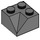 LEGO Dunkles Steingrau Steigung 2 x 2 (45°) mit Doppelt Concave (Raue Oberfläche) (3046 / 4723)