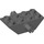 LEGO Gris pierre foncé Pente 2 x 4 (45°) Double Inversé avec Pins (15647 / 30390)