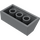 LEGO Dark Stone Gray Slope 2 x 4 (45°) with Rough Surface (3037)