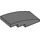 LEGO Dark Stone Gray Slope 2 x 4 Curved (93606)