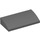 LEGO Dark Stone Gray Slope 2 x 4 Curved with Bottom Tubes (88930)