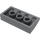 LEGO Donker Steengrijs Helling 2 x 4 Gebogen met buizen aan de onderzijde (88930)