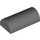 LEGO Dark Stone Gray Slope 2 x 4 Curved with Groove (6192 / 30337)