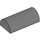 LEGO Dark Stone Gray Slope 2 x 4 Curved without Groove (6192 / 30337)