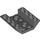 LEGO Dark Stone Gray Slope 4 x 4 (45°) Double Inverted with Open Center (2 Holes) (4854 / 72454)