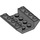 LEGO Dark Stone Gray Slope 4 x 4 (45°) Double Inverted with Open Center (No Holes) (4854)