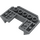 LEGO Dark Stone Gray Slope 4 x 6 with Cutout (4365 / 13269)