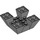 LEGO Gris pierre foncé Pente 6 x 6 x 2 (65°) Inversé Quadruple (30373)
