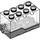 LEGO Dark Stone Gray Sound Brick with Transparent Top and Revving Motor Sound (54870)