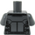 LEGO Mørk stengrå Spider-Mand med Stealth Dragt Minifig Torso (973 / 76382)