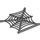 LEGO Dark Stone Gray Spider Web (Hanging) (90981)