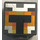 LEGO Dark Stone Gray Square Minifigure Head with Minecraft Skin 1 Pattern (19729)