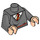 LEGO Gris pierre foncé Sweater avec Gryffindor Colors (973 / 76382)