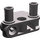 LEGO Dark Stone Gray Technic Bionicle Rhotuka Spinner Holder with 2 Pins and Axlehole (50901)