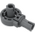 LEGO Dark Stone Gray Technic Click Rotation Bushing with Two Pins (47455)