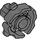 LEGO Dark Stone Gray Technic Clutch Male (46835)