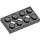 LEGO Dark Stone Gray Technic Plate 2 x 4 with Holes (3709)