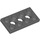 LEGO Dark Stone Gray Technic Plate 2 x 4 with Holes (3709)