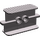 LEGO Dark Stone Gray Technic Rubber Band Holder Large with Pinholes (41753)
