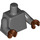 LEGO Dark Stone Gray Teebo Minifig Torso (973 / 76382)