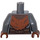 LEGO Dark Stone Gray The Armorer Minifig Torso (973 / 76382)