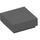 LEGO Dark Stone Gray Tile 1 x 1 with Groove (3070 / 30039)