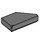 LEGO Dark Stone Gray Tile 1 x 2 45° Angled Cut Left (5091)