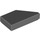 LEGO Dark Stone Gray Tile 1 x 2 45° Angled Cut Left (5091)