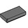 LEGO Dark Stone Gray Tile 1 x 2 with Groove (3069 / 30070)