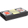 LEGO Dunkles Steingrau Fliese 1 x 2 mit Stachelrochen Control Panel mit Nut (3069 / 82968)