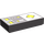 LEGO Gris pierre foncé Tuile 1 x 2 avec Jaune Buttons et Knob Controls avec rainure (3069 / 49038)