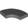 LEGO Dark Stone Gray Tile 2 x 2 Curved Corner (27925)