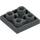 LEGO Dark Stone Gray Tile 2 x 2 Inverted (11203)